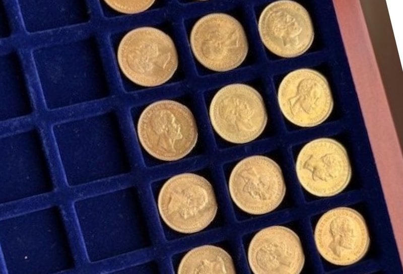 Oscar II samlingsmynt i guld såldes på Tradera för sanslösa 162 500 kronor Foto: Tradera Oscar II samlingsmynt i guld såldes på Tradera för sanslösa 162 500 kronor Foto: Tradera